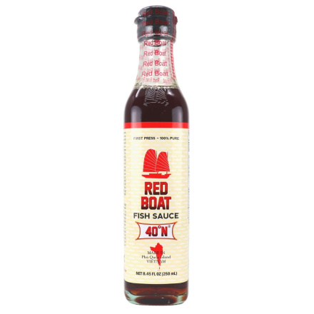 Front of Red Boat Fish Sauce