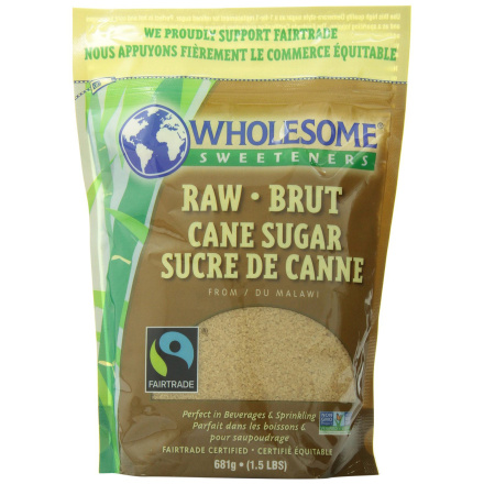 Wholesome Sweeteners Raw Cane Sugar, 680g