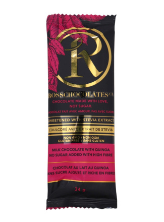 Ross Chocolates Milk Chocolate With Quinoa, 34g