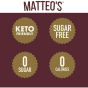 Matteo's Sugar-Free Barista Coffee Syrups Thin Cinnamon Vanilla, 750mL Graphic