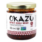 Front of Abokichi Okazu Spicy Chili Miso Sesame Oil Condiment, 230mL
