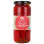 Front of Divina Organic Roasted Red Peppers, 450ml