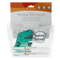 Front of Full Circle Ziptuck Reusable Snack Bags Dinosaur, 2 pack