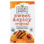 Front of Good Earth Flavoured Herbal Tea Sweet & Spicy Original Caffeine Free, 18 Bags
