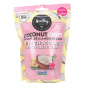 Front of Healthy Crunch Keto Coconut Chips White Choco’latte, 100g