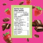 Nutritional label of Healthy Crunch Crispy Squares Strawberry Chocolate, 6 bars