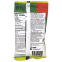 Back of Herbaland Low Sugar Vegan Gummies Snack Pack Super Greens