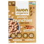 Front of Iwon Organics Plant-Based Protein Crunchies Cinnamon, 198g