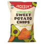 Front of Jackson's Sweet Potato Chips with Avocado Oil Spicy Tomatillo