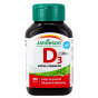 Front of Jamieson Vitamins Vitamin D3 2500 IU Extra Strength, 180 Tablets