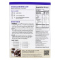 Back of King Arthur Keto Cake Mix Chocolate