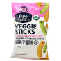 Front of Lesser Evil Grain-Free Veggie Sticks Himalayan Pink Salt, 128g