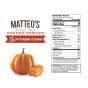 Nutrition of Matteo's Sugar-Free Barista Style Coffee Syrup Thin Pumpkin Caramel