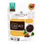 Front of Navitas Organic Cacao Wafers Unsweetened