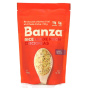 Front of Banza Chickpea Rice Garlic Olive Oil