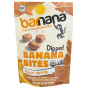 Front of Barnana Dipped Chewy Banana Bites Peanut Butter, 100g