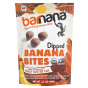 Front of Barnana Dipped Chewy Banana Bites Dark Chocolate Peanut Butter Cup, 100g