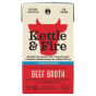 Front of Kettle & Fire Low Sodium 100% Grass-Fed Beef Cooking Broth, 907g