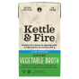 Front of Kettle & Fire Low Sodium Savory Vegetable Cooking Broth, 907g