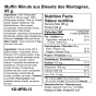 Nutrition of Kodiak Cakes Mountain Blueberry Minute Muffin Cup, 65g