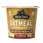 Front of Kodiak Cakes Peanut Butter Chocolate Chip Oatmeal Unleashed Cup, 60g