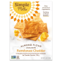 Front of Simple Mills Grain-Free Almond Flour Crackers Farmhouse Cheddar, 120g