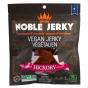Front of Noble Jerky Vegan Jerky Sticky Hickory, 70g
