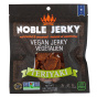 Front of Noble Jerky Vegan Jerky Teriyaki, 70g