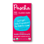 Front of Pascha 70% Cacao Organic Dark Chocolate, 80g
