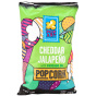 Front of Pop Art Gourmet Popcorn with Avocado Oil Cheddar Jalapeno, 142g