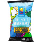 Front of Pop Art Gourmet Popcorn with Avocado Oil Dill Pickle Vegan Ranch