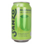 Front of Sanzo Real Fruit Sparkling Water Calamansi