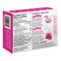 Back of Simply Delish Keto Raspberry Jel Dessert, 20g