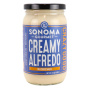 Front of Sonoma Gourmet Keto Creamy Alfredo Delicious Sauce, 439g