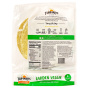Back of Tumaro’s Carb Wise Garden Veggie Wrap, 8 Wraps