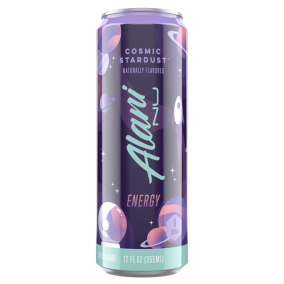 Front of Alani Nu Energy Drink Cosmic Stardust, 355mL