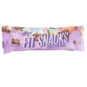 Front of Alani Nu Fit Snacks Gluten Free Protein Bar Chocolate Cake