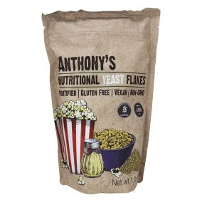 Front of Anthony's Fortified Nutritional Yeast Flakes