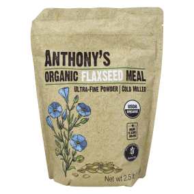 Front of Anthony's Organic Flaxseed Meal