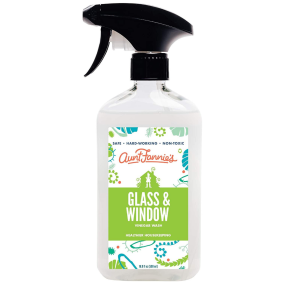 Front of Aunt Fannie's Glass & Window Vinegar Cleaner, 500 mL