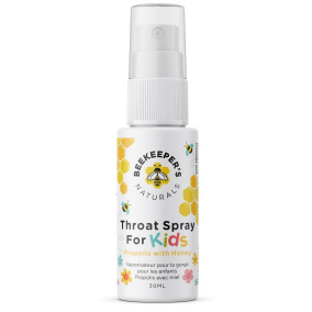 Beekeeper's Naturals Propolis Honey Throat Spray for Kids, 30ml Front