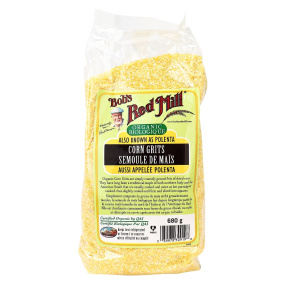 Front of Bob's Red Mill Organic Polenta Corn Grits, 680g