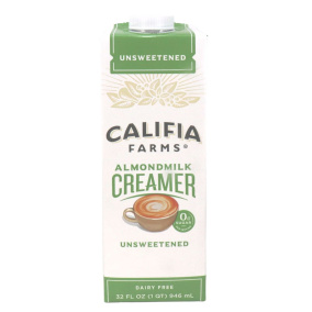 Califia Farms Almond Milk Creamer Unsweetened, 946ml