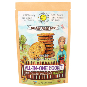 Front of California Country Gal Grain-Free All-in-One Cookie Mix