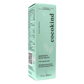 Front of Cocokind Postbiotic Acne BHA Salicylic Acid Serum