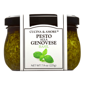 Front of Cucina & Amore Pesto Alla Genovese Basil, 225g