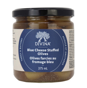 Divina Blue Cheese Stuffed Green Olives, 375ml