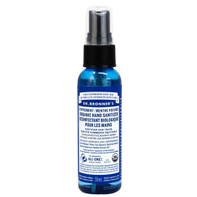 Dr. Bronner's Organic Hand Sanitizer Peppermint, 59ml