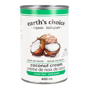 Front of Earth’s Choice Organic Coconut Cream, 400mL