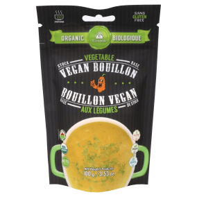 Front of Ecoideas Organic Vegan Bouillon Stock Base Vegetable